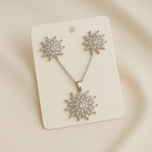 Silver Spark Sunburst Set